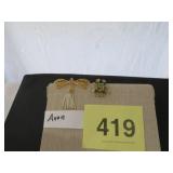 SIGNED DRAGONFLY BROOCH & OTHER