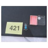 VTG FIGURAL OWL PENDANT, NO MARKINGS