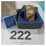 AVON ENAMEL CUFF BRACELET / WATCH, NIB
