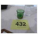 EAPG GREEN JEWEL PATTERN GLASS