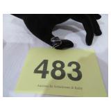 STERLING SILVER 925 BLUE SAPPHIRE