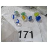 VTG LG SWIRL MARBLES