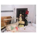CHRISTMAS SNOWMAN PICTURE & DECOR