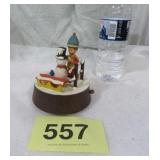 VTG ANRI HAND CARVED MUSIC BOX, WORKS