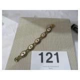 STAMP BRACELET PINK/MOTHER OF PEARL