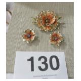 VT BROOCH/CLIP ON EARRINGS (NO MARKINGS)