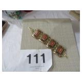 VTG WEST GERMANY ALUMINUM PANEL BRACELET