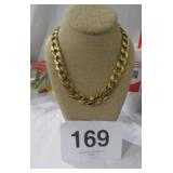 VTG NAPIER BRUSHED GOLD TONE LINK