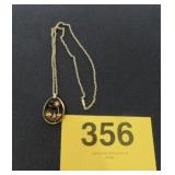 VTG SIGNED GERMANY PALM TREE NECKLACE