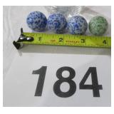 VTG LG WHITE/GREEN & WHITE/BLUE SPECKLED