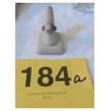 925 STERLING RING W/CZ SIZE 10 (5.78G)