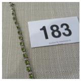 PERIDOT GEMSTONE 925 TENNIS BRACELET