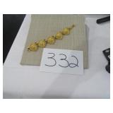 VTG CHUCKY MULTI LIONS HEAD LINK BRACELET