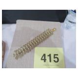 VTG SIGNED EMMONS GOLD TONE BRACELET