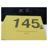 VTG DARK BLUE CUFFLINKS (NO MARKINGS)