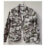 Kensie Jean Camo Coat New Size S