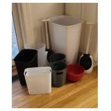 Trash can &  Plungers