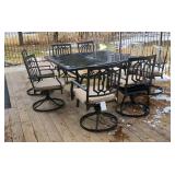 NICE 9pc Swivel Chair Patio Set