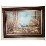 Oil Painting By F. SWAESLEY 44 x 32