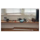 Lasko Heater, Pineapple Bookends, Sewing Machine