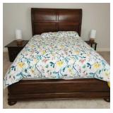 Bernhardt Queen Size Bed & Kings down Mattress &