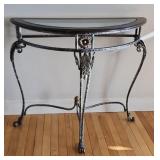 Half Moon Accent Table 39 x 32 x 20