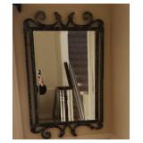 Heavy  Beveled Mirror Piece Needs Glued