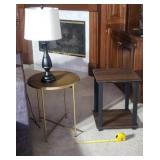 2  Side Tables & Lamp