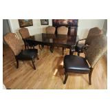 Bernhardt Furniture Co. Table W 6 Chairs 76 x 3