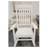 Cracker Barrel Wooden Rocking Chair