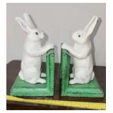 Rabbit Cast Iron Bookends