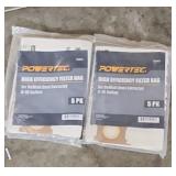 Powertec High Efficiency Filter Bag 2 5pk