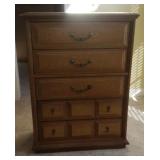 Bassett Tall Boy Dresser 36 x 19 x 48