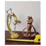 Resin Couple Statue, Single Dancer Glued
