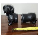 Weiner Dog Book Ends