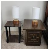 2 Tables & 2 Lamps
