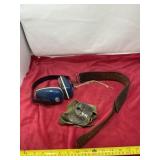 Clarkï¿½s hand held corn shucker,  ear protection