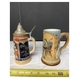 West Germany stein and stein that has chips on it