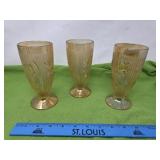 Marigold Jeannette Iris and Harringbone Footed