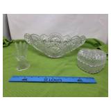Hofbauer Lead Crystal Trinket Box and Candy Dish