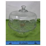 Glass Footed Domed Cake Plater