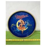 Miller High Life tray with some rust marks