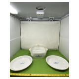 Corning Ware blue cornflower pattern pie dishes