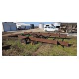 17 ft mobile home trailer frame with two axles