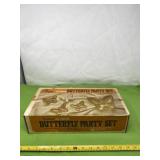 5 piece amber butterfly party set