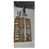 Box of ratchets sockets torque wrench lot of