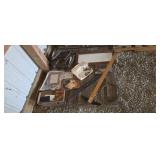 Old picture frames  one brass vintage ladies