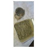 16 penny nails & pole barn spikes.