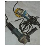 Two Makita 4" grinders