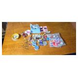 Seed beads and sequins for making jewelry.